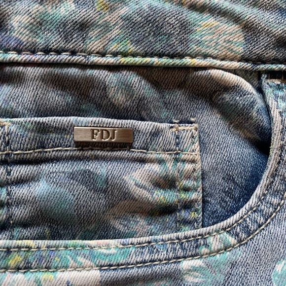 FDJ | French Dressing Cropped Jeans/Capris Sz10 Olivia style - Picture 5 of 12